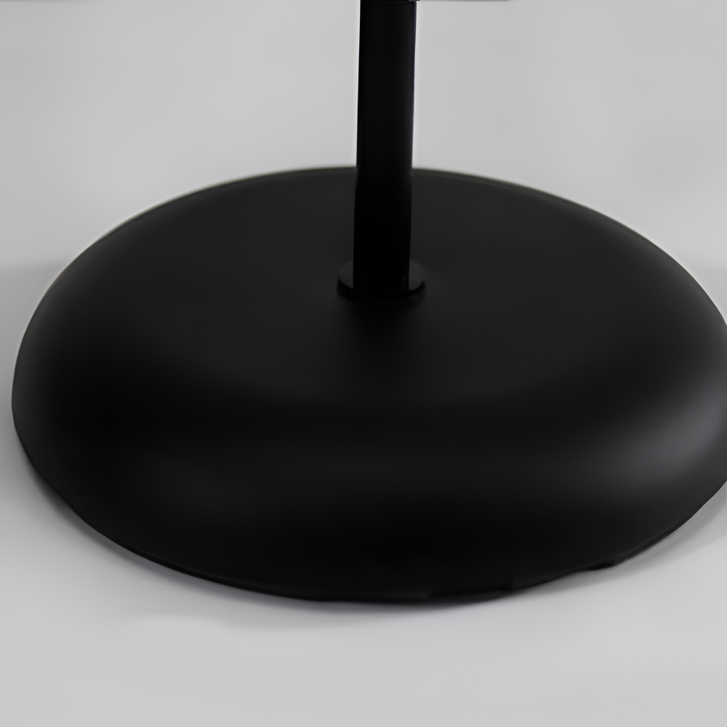 Rillet Høj Papirlampe - Minimalistisk