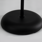 Rillet Høj Papirlampe - Minimalistisk