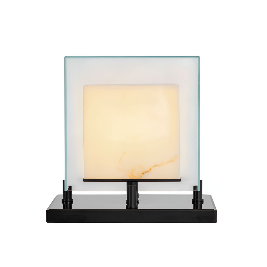 Minimalistisk Geometrisk Bordlampe - Industriel