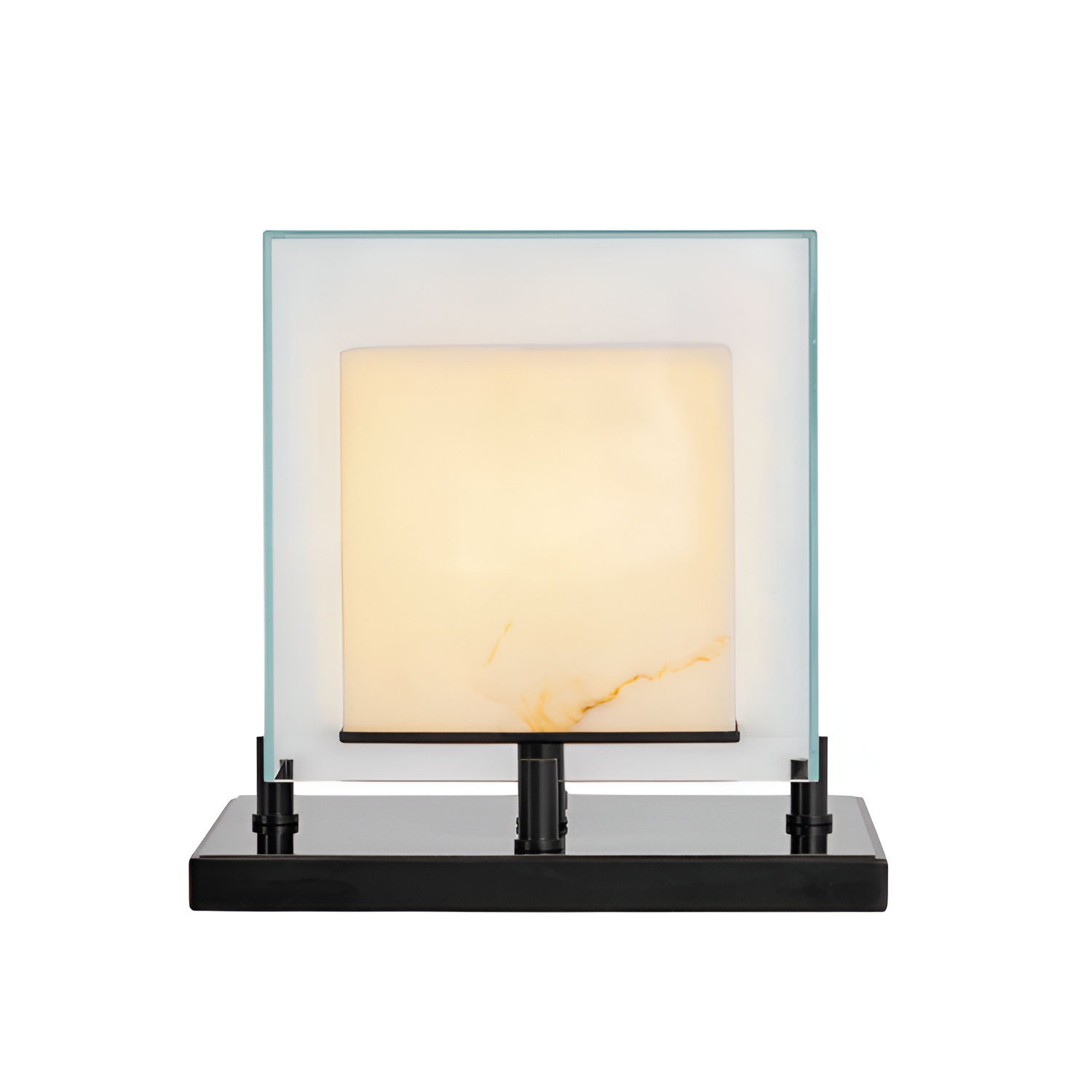 Minimalistisk Geometrisk Bordlampe - Industriel