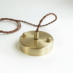 Håndmalet Keramisk Pendellampe - Terracotta Køkkendekor