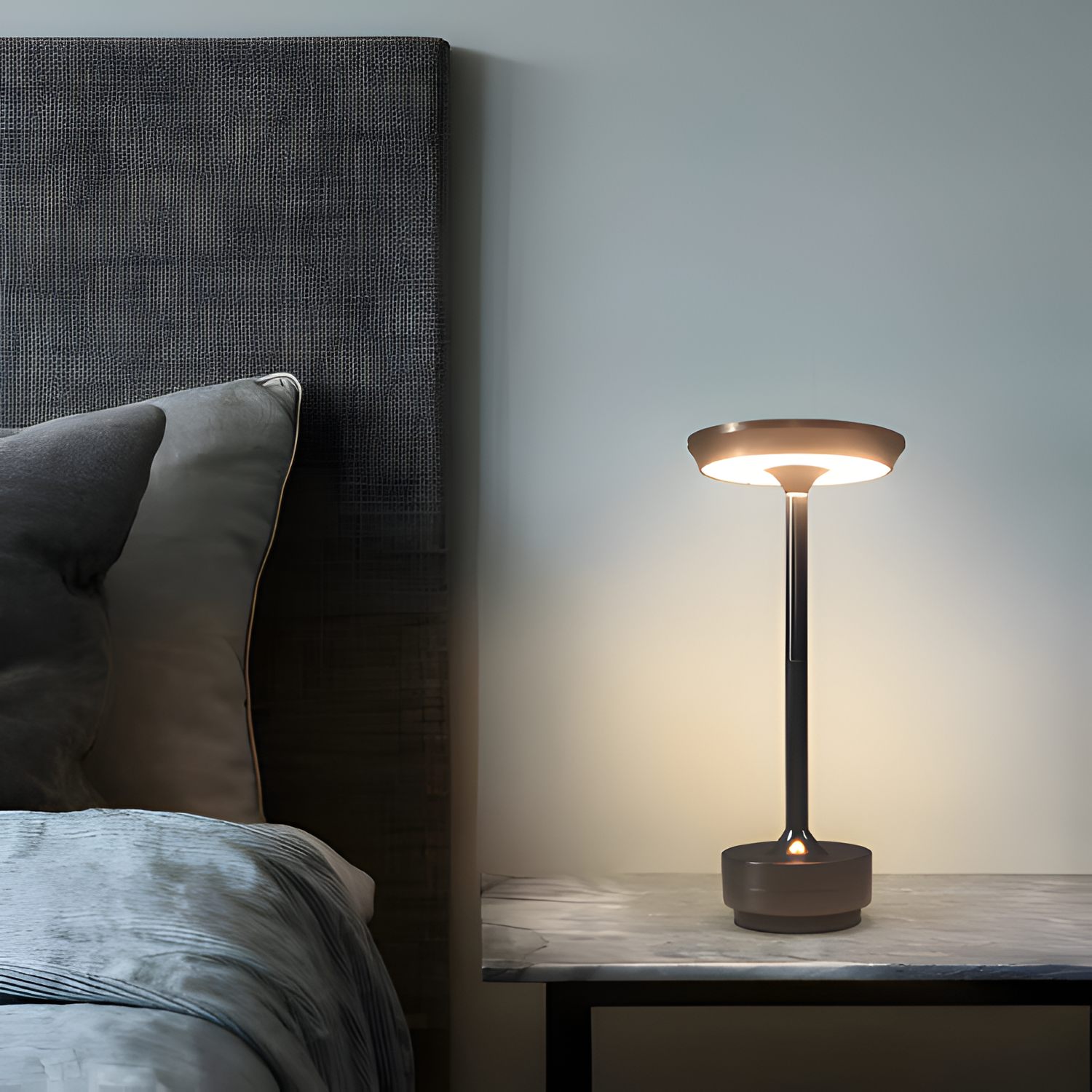 Lumalight Led-Bordlampe - Dæmpbar Trådløs Natlampe