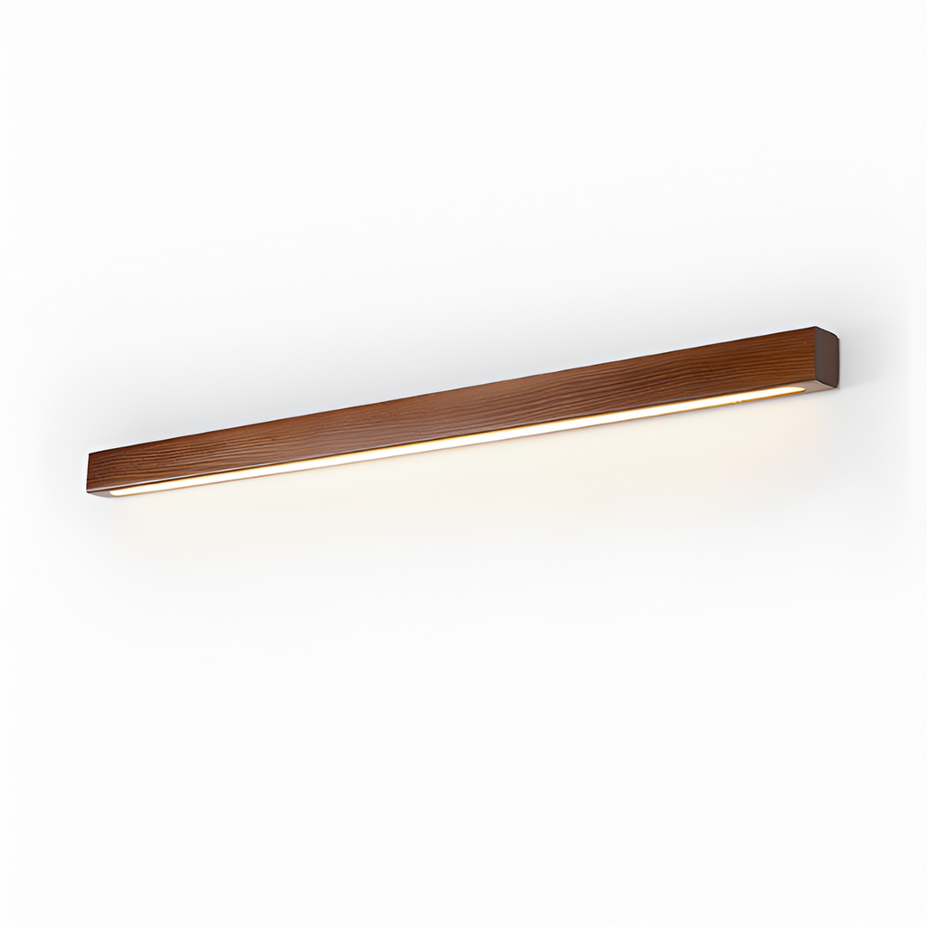 Lineær Træ Geometrisk Væglampe - Minimalistisk