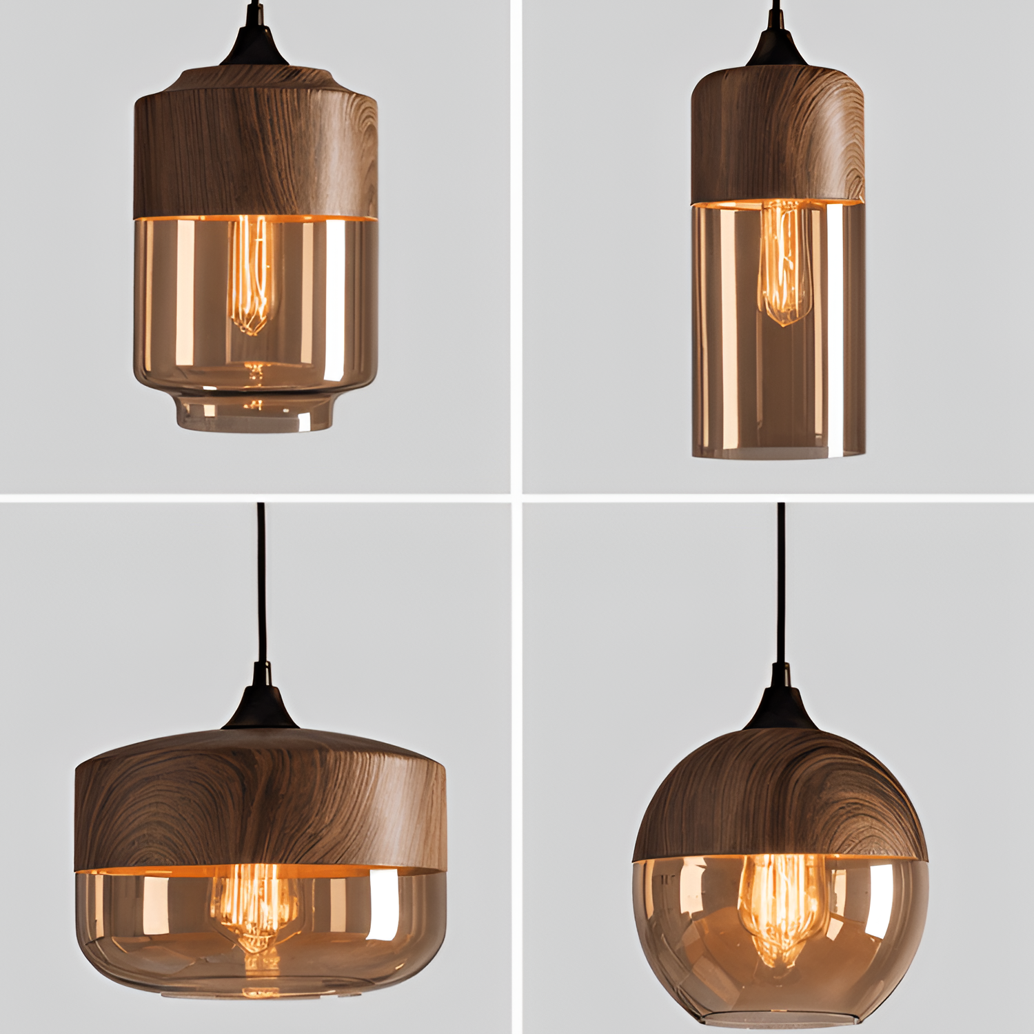 Minimalistisk Industriel Pendellampe - Justerbar