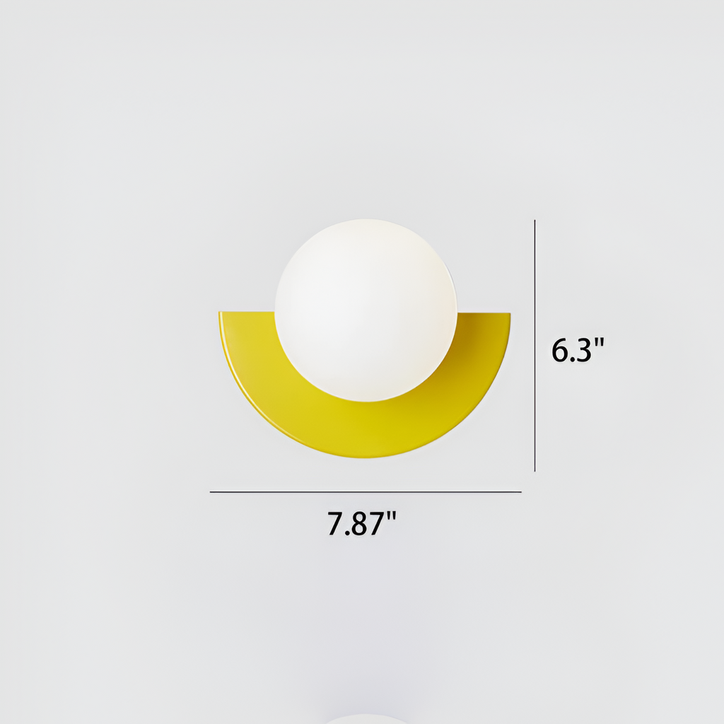Minimalistisk Geometrisk Væglampe - Drejelig