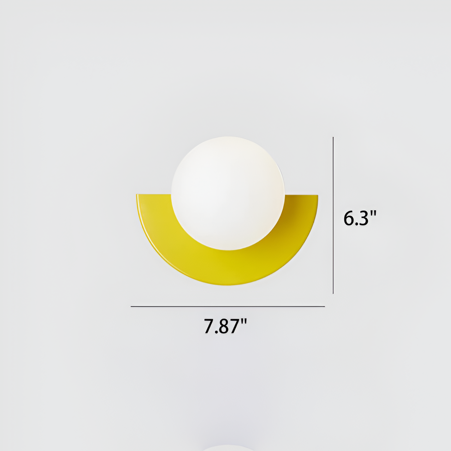 Minimalistisk Geometrisk Væglampe - Drejelig