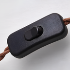 Struktureret Cylinderformet Bordlampe - Abstrakt