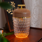 Minimalistisk Facetteret Bærbar Lampe - Ledningsfri