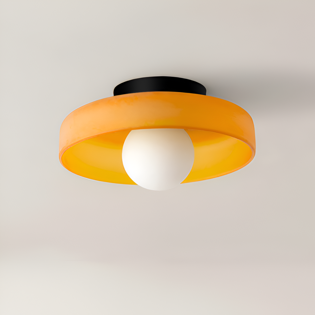 Minimalistisk Blank Plafond Loftslampe - Flushmount