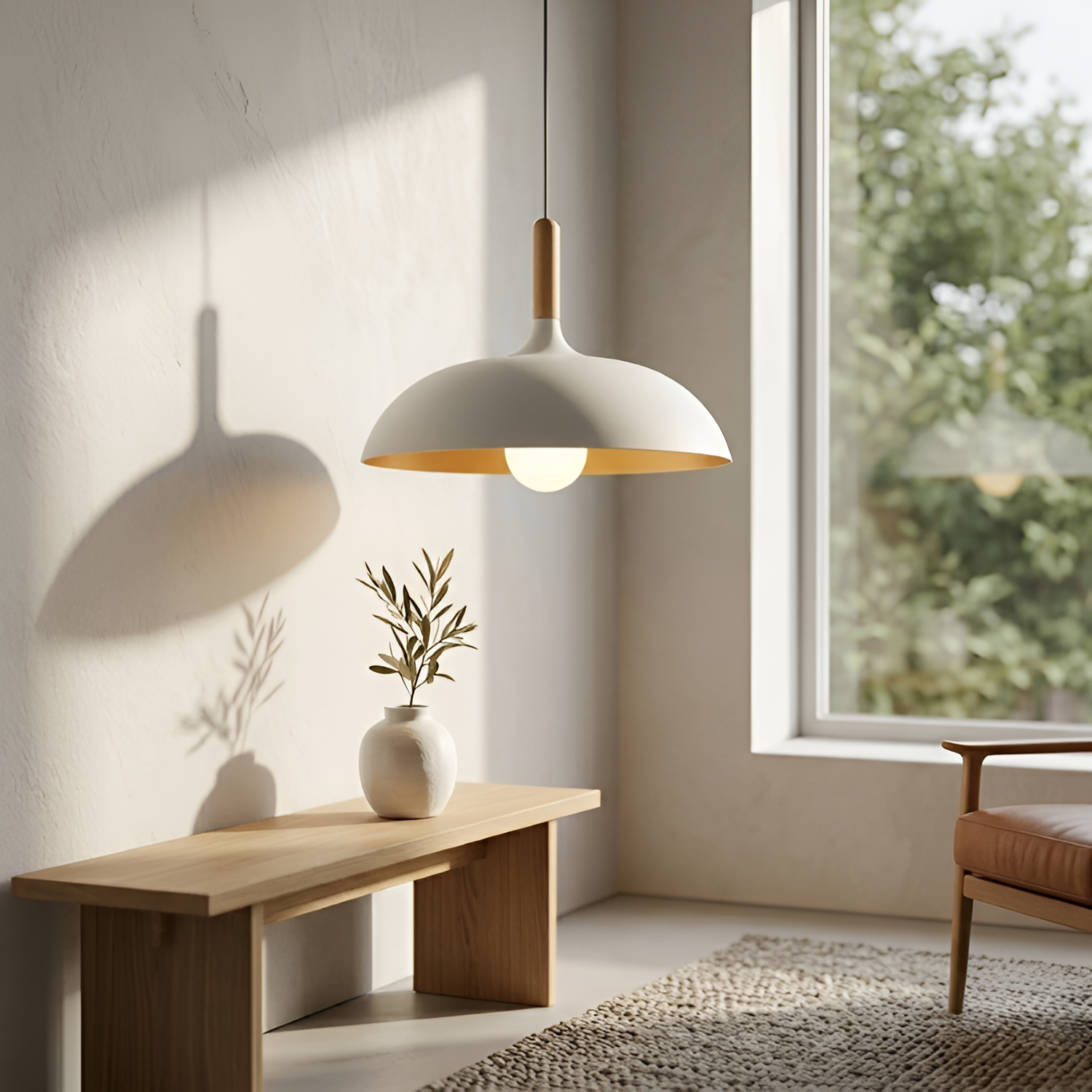 Moderne Nordisk Pendellampe - Minimalistisk Macaron Loftlampe