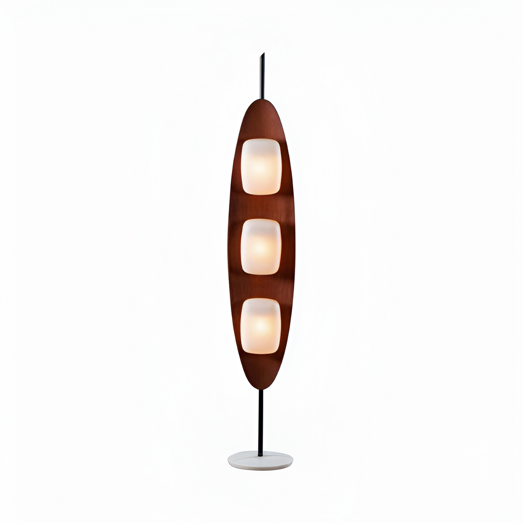 Minimalistisk Gulvlampe I Midt-århundrede-stil – Lodret