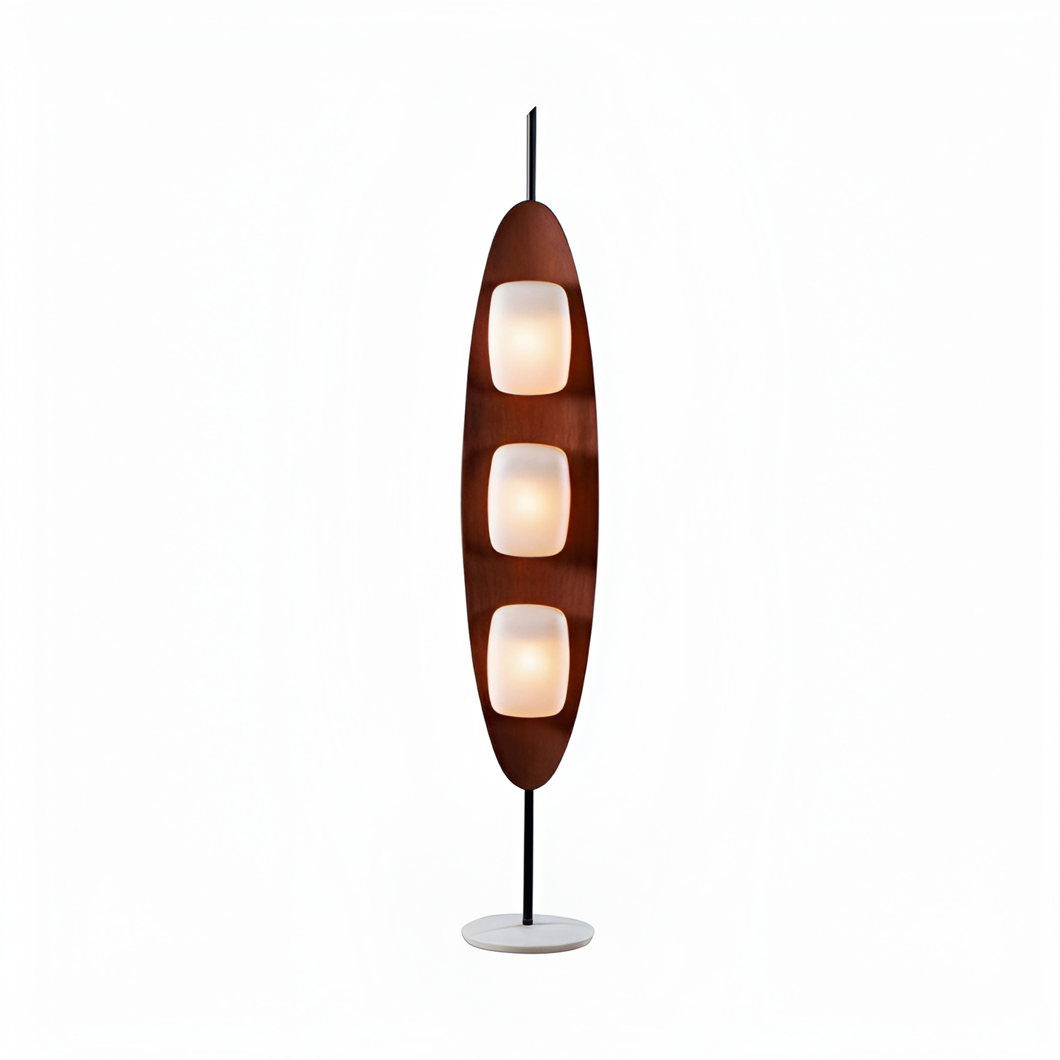 Minimalistisk Gulvlampe I Midt-århundrede-stil – Lodret