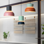 Moderne Pendellampe - Farverig Geometrisk Hængelampe