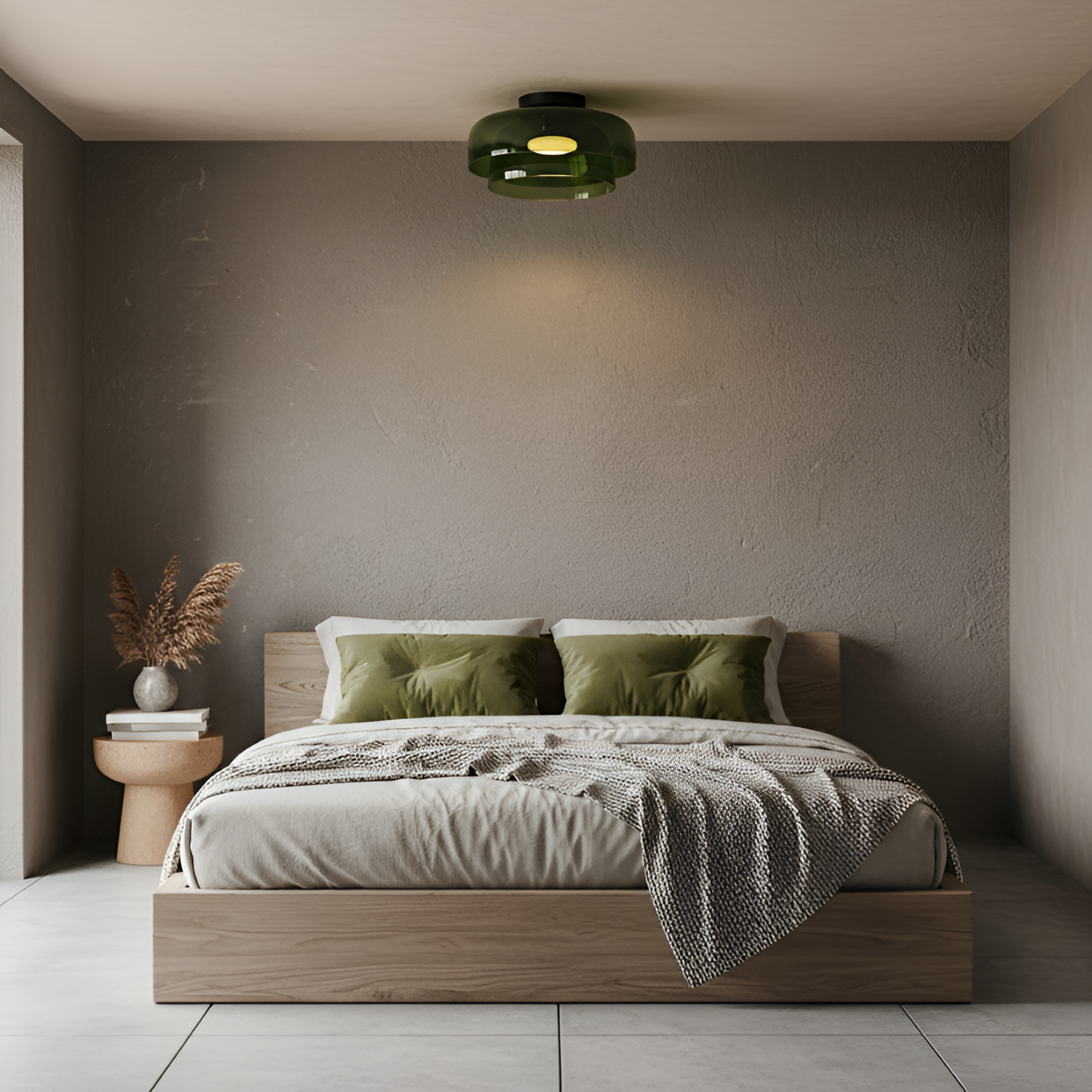 Flerlaget Transparent Glasloftlampe - Minimalistisk