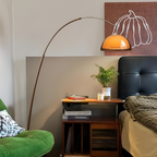 Mid-century Moderne Buegulvlampe - Justerbar