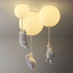 Ballonbjørn Loftlampe - Børneværelse Dekoration