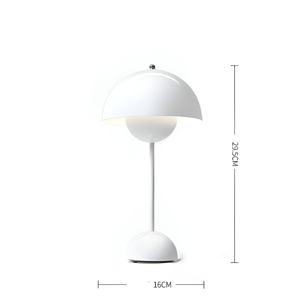 Minimalistisk Retro Kuppel Bordlampe - Ledningsfri