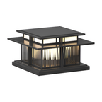 Zen-stil Solcellelampe til Søjle - Minimalistisk