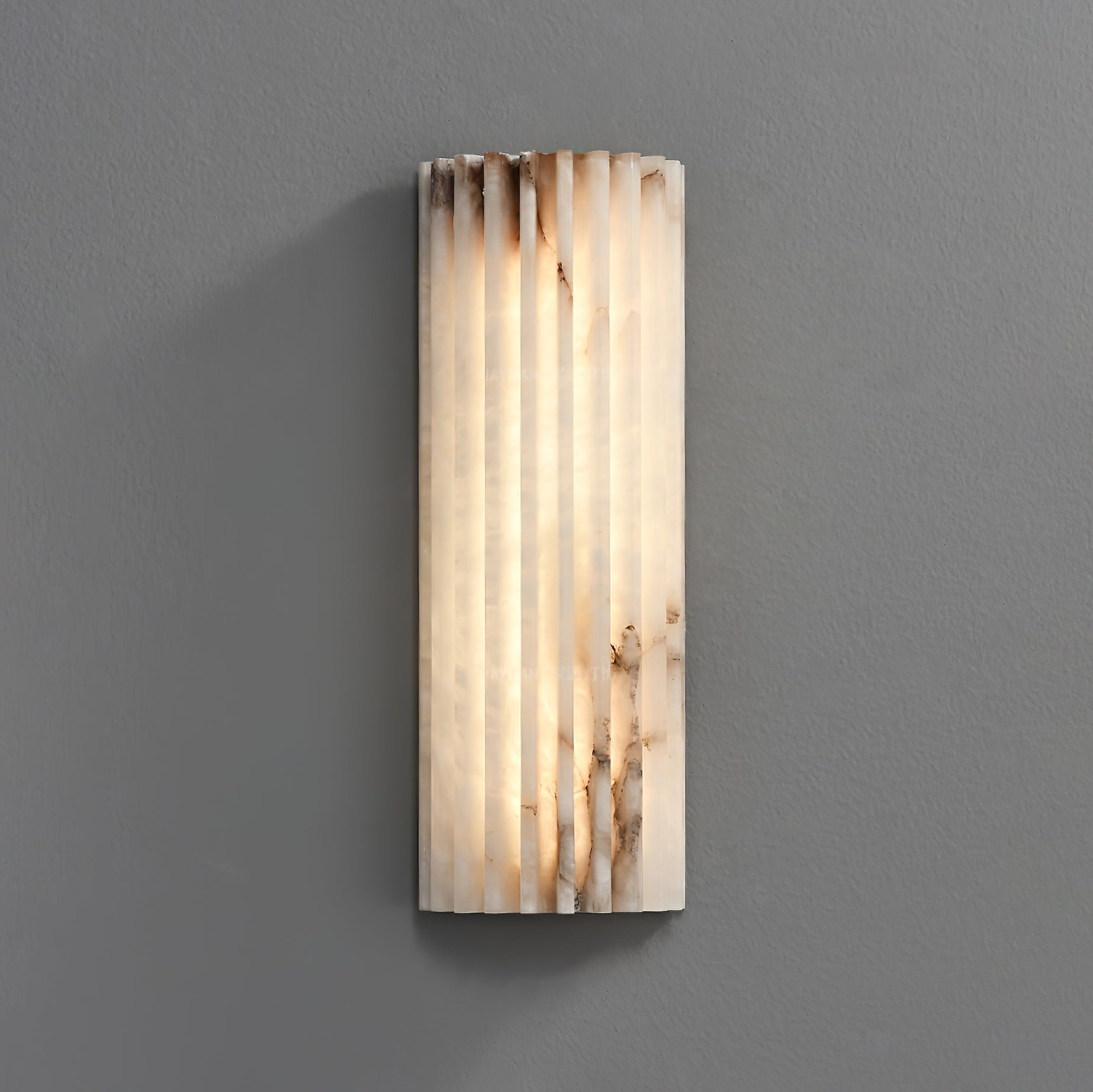 Alvia Alabaster Væglampe – stor variant