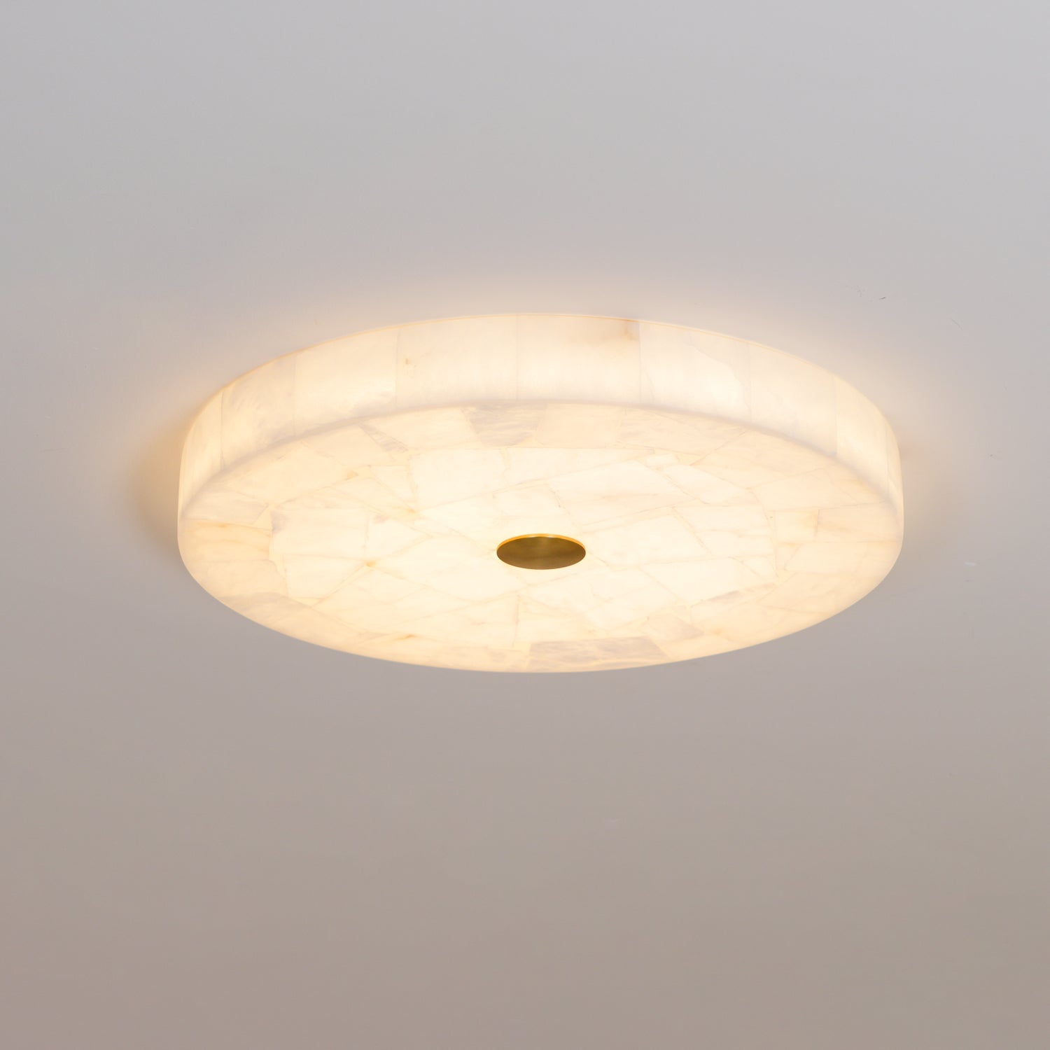 Rund Alabaster Loftlampe – interiør