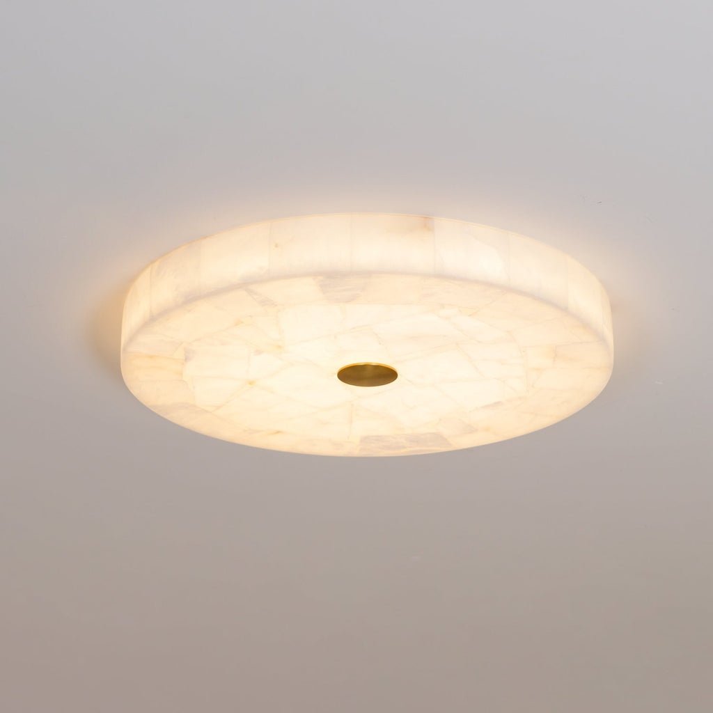 Rund Alabaster Loftlampe – interiør