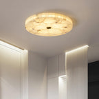 Rund Alabaster Loftlampe – detail