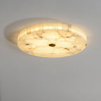 Rund Alabaster Loftlampe – rumvisning