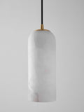 Alabaster pendellampe messing arm