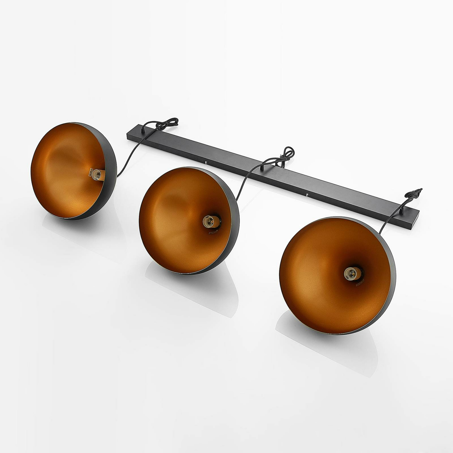 Minimalistisk Industriel Triple Pendelampe - Justerbar