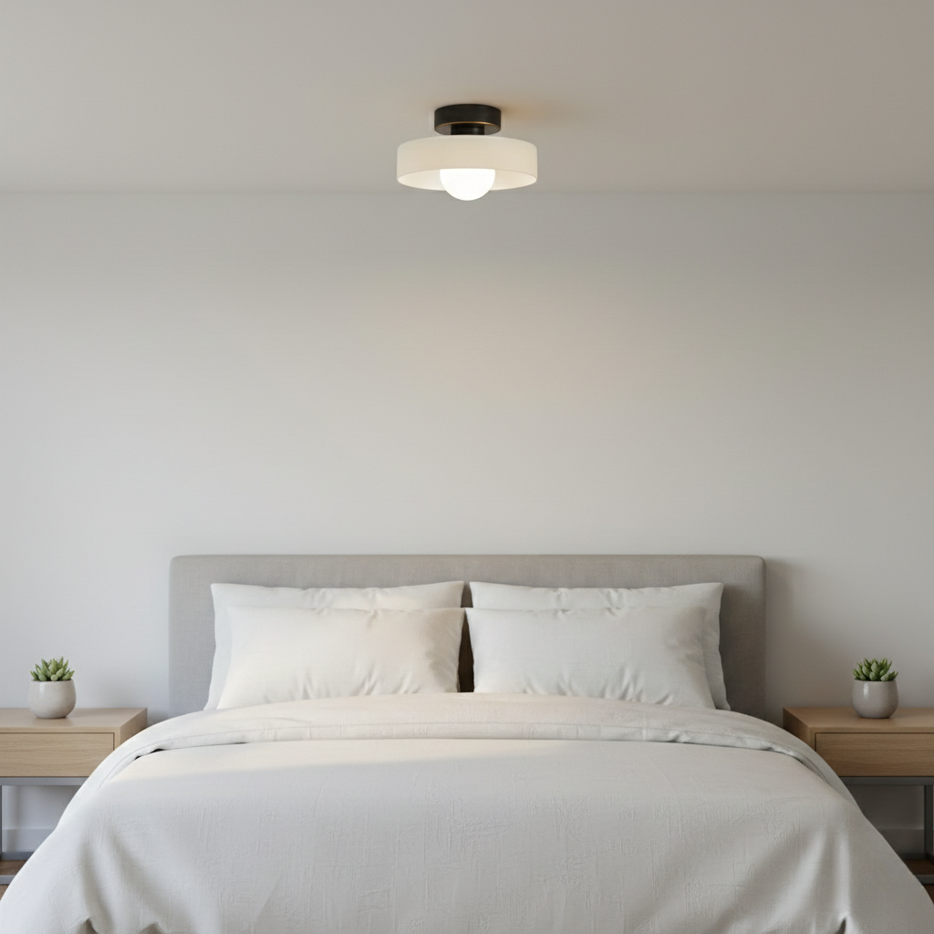 Fransk Bauhaus Loftslampe | Lysende, Stemningsfulde Led-lampe