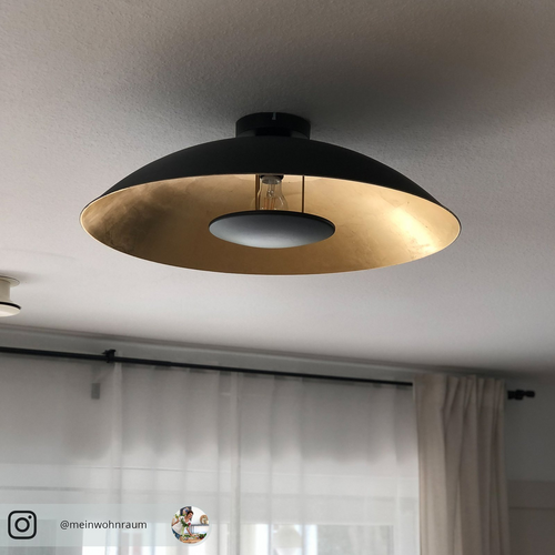 Minimalistisk Abstrakt Loftlampe - Rund