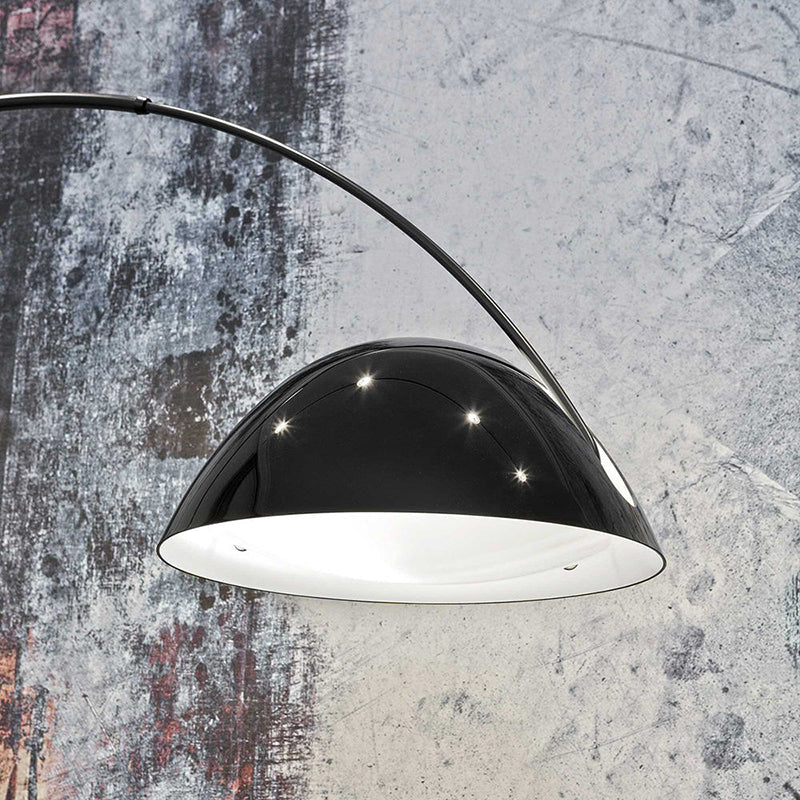 Minimalistisk Buet Gulvlampe - Justerbart Metal Arbejdslys