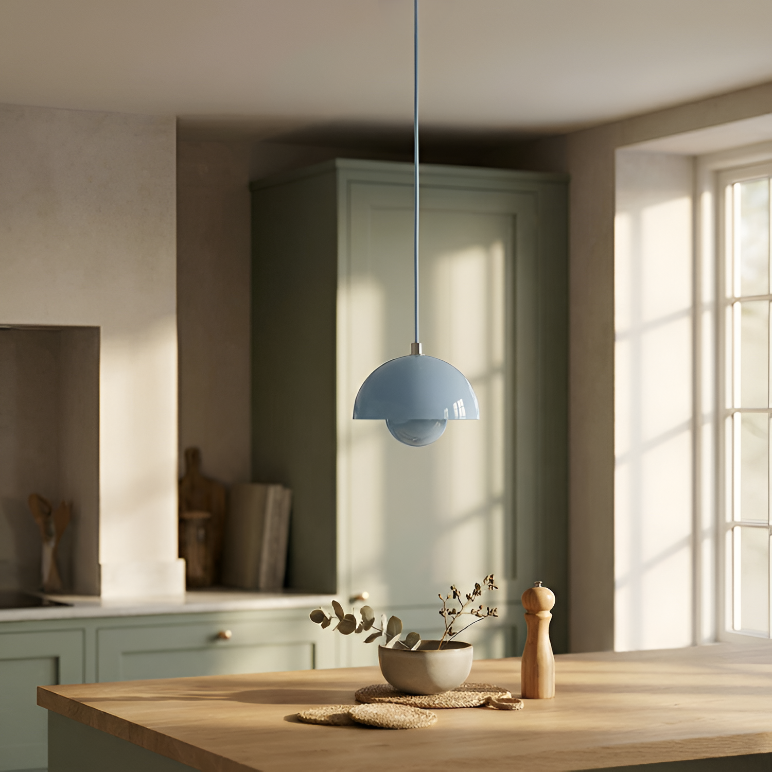 Retro Dome Pendel - Moderne Loftslampe til Køkken