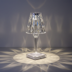 Frendorf LED krystal bordlampe | Elegant diamantdesign