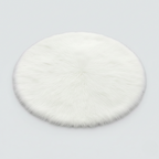 Rundt Skytæppe | Blødt Plysstof