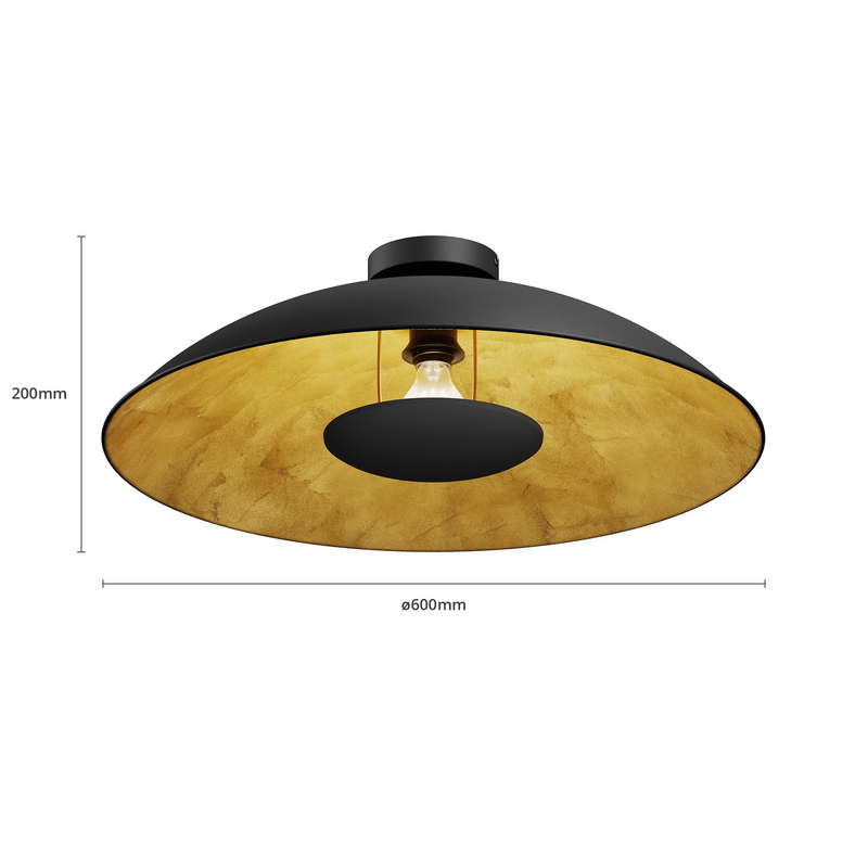 Minimalistisk Abstrakt Loftlampe - Rund