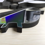 3D Spejloverflade Romersk Vægur - Rammeløst